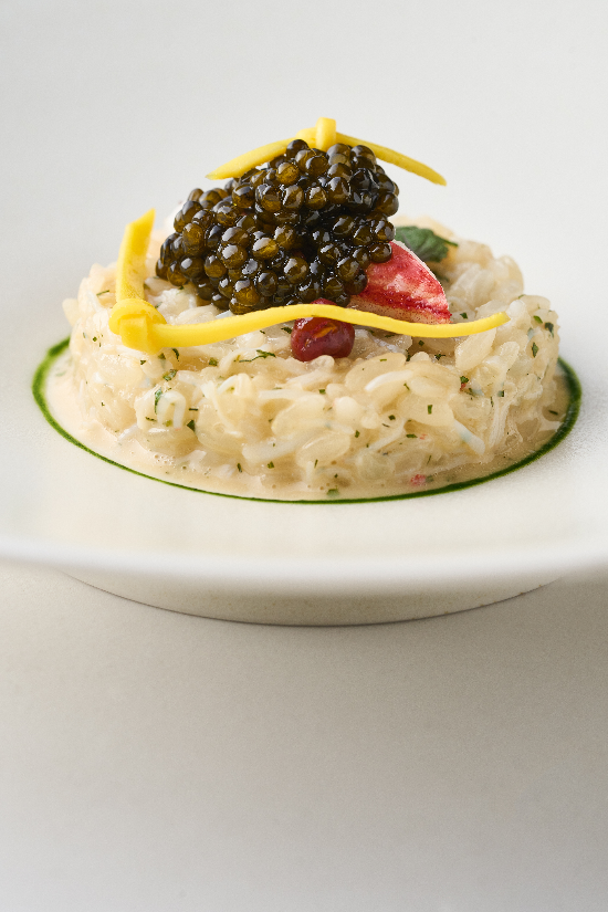 스노크랩을 활용한 한식 스타일 리조토. (밍글스 제공)