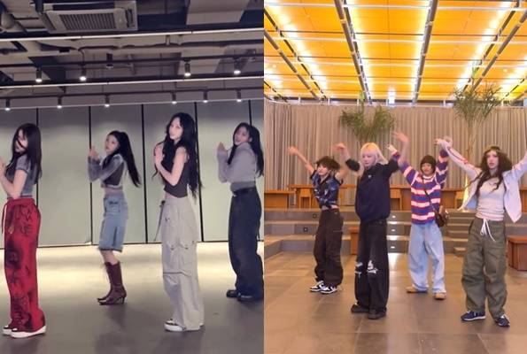 SM엔터테인먼트, 어도어 소셜 계정 캡처