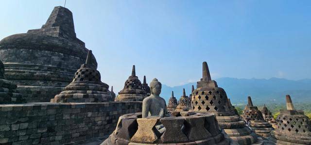 인도네시아 보로부두르 사원. 자현 스님 제공