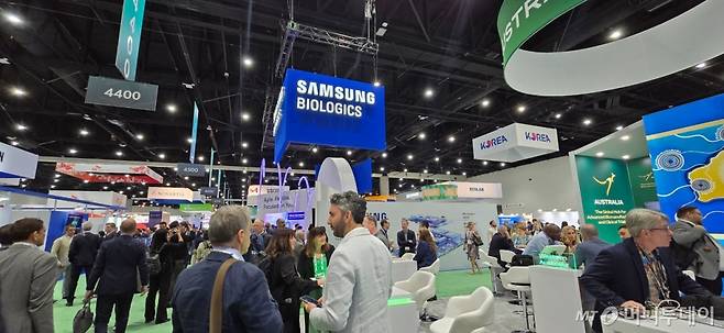 지난 3일(현지시간) 미국 샌디에이고 '2024 바이오 인터내셔널 컨벤션'(이하 '바이오 USA') 개막 당일 현장. /사진=홍효진 기자