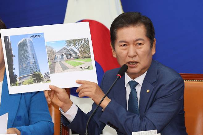 정청래 법제사법위원장이 이번주 중으로 채상병 특검법 심의를 하겠다고 말했다. 사진은 정 위원장이 지난 7일 서울 여의도 국회에서 열린 최고위원회의에서 발언하는 모습. /사진=뉴시스