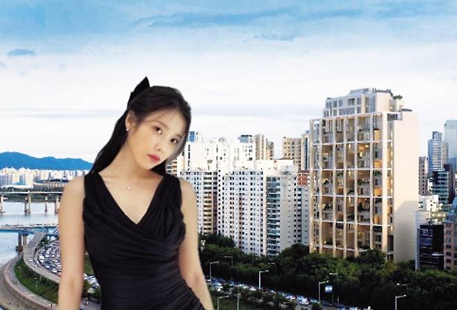 가수 겸 배우 아이유가 소유한 것으로 알려진 서울 청담동 ‘에테르노 청담’ [에테르노 청담 공식 홈페이지, 아이유 공식 인스타그램 갈무리]