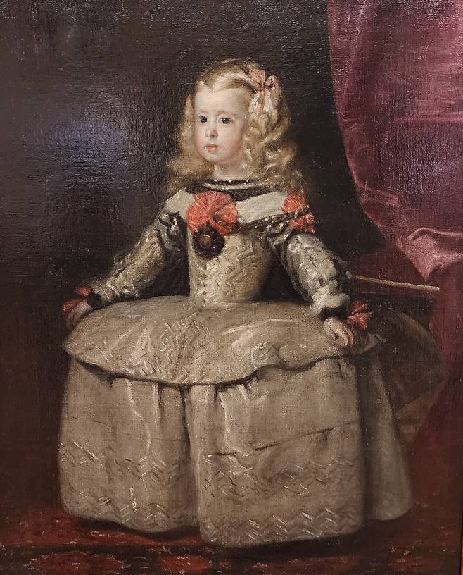 로브코비츠 고택내 조상들 소개코너에 등장한 마가레타 공주(1651-1673)