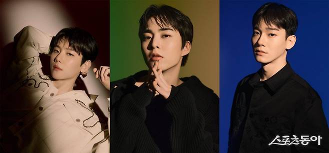 첸백시의 백현, 시우민, 첸(왼쪽부터) 사진제공|INB100