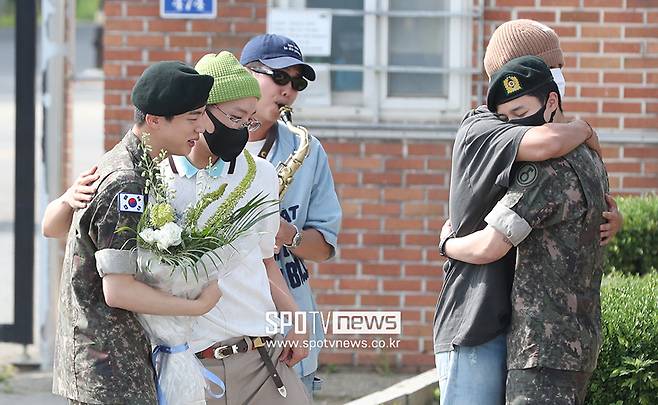 ▲ 방탄소년단 진 전역 ⓒ곽혜미 기자