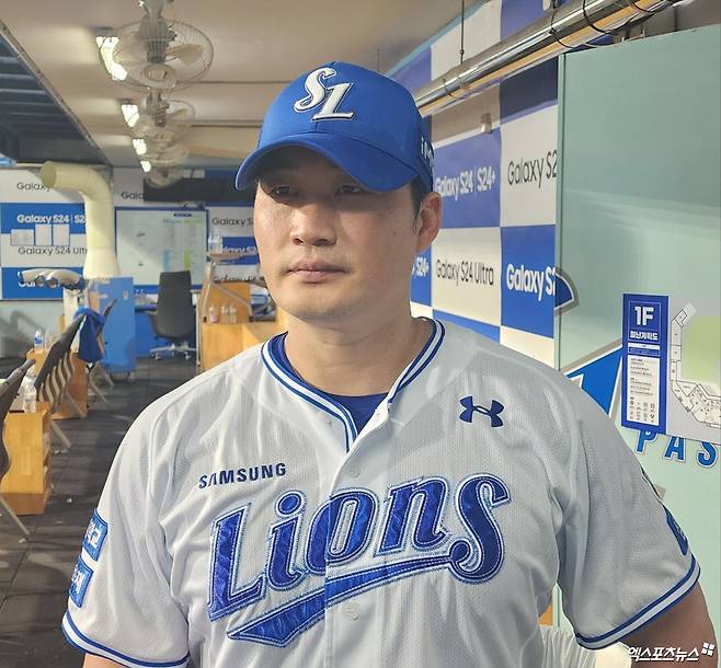 오승환은 11일 대구 삼성라이온즈파크에서 열린 '2024 신한 SOL Bank KBO 리그' LG 주중 3연전 첫 경기에서 구원 등판. 아웃카운트 4개를 잘 틀어막는 세이브로 팀 승리에 힘을 보탰다. 대구, 박정현 기자