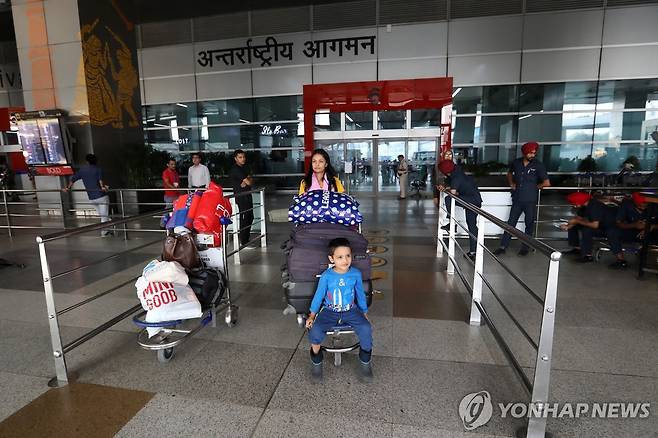 인디라간디국제공항  [EPA 연합뉴스 자료사진. 재판매 및 DB 금지]