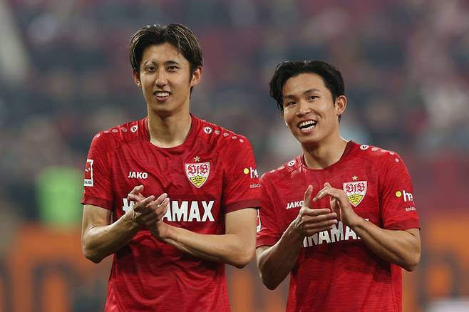 이토 히로키와 정우영. Getty Images