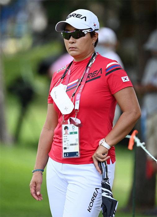 박세리희망재단을 통해 부친을 사문서 위조 혐의로 고소한 박세리 전 감독. [동아DB]