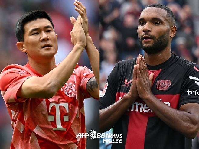 김민재(오른쪽)-요나단 타(왼쪽). 사진=ⓒAFPBBNews = News1