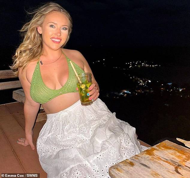 뎅기열에 감염된 엠마 콕스. [데일리메일]-