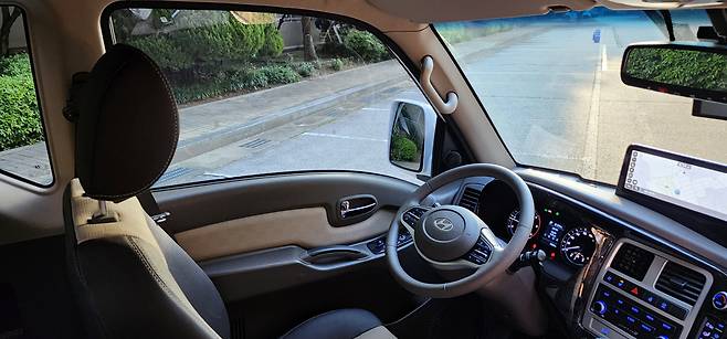 포터2LPG 실내 모습 [김성우 기자]