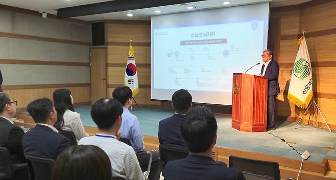 신풍제약은 서울 강남구 본사에서 창립 62주년 기념식을 열었다고 14일 밝혔다. /신풍제약 제공