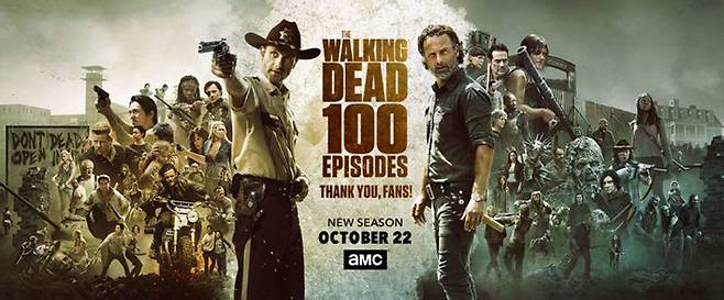 ▲ 미국 AMC '워킹 데드(The Walking Dead)' 포스터.