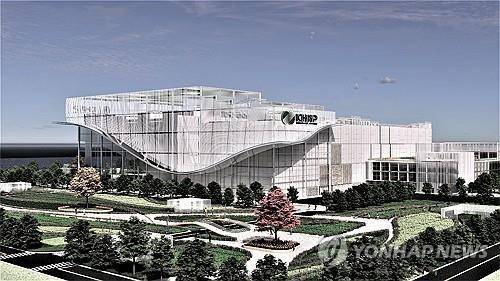 사진은 소형모듈원자로(SMR) 설비가 설치된 발전소 조감도. 이 사진은 기사와 직접 관련이 없습니다. [한국수력원자력 제공. 재판매 및 DB 금지]