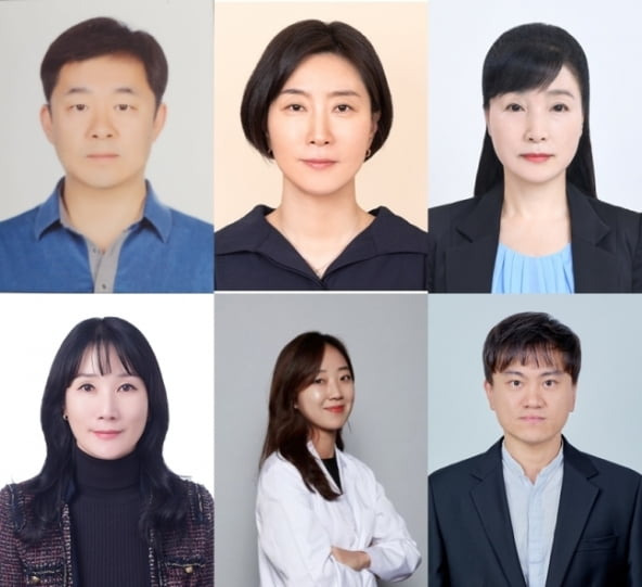 왼쪽부터 전상진 LG화학 연구위원, 박미라 삼성전자 수석연구원, 이순이 에너지절감사업 연구소장, 정혜선 LG전자 연구위원, 김수지 코스맥스 책임연구원, 조호용 두산에너빌리티 수석 / 사진=과기정통부