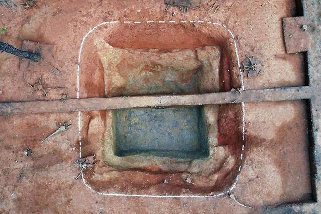 점토 집수정 모습. [국가유산청]