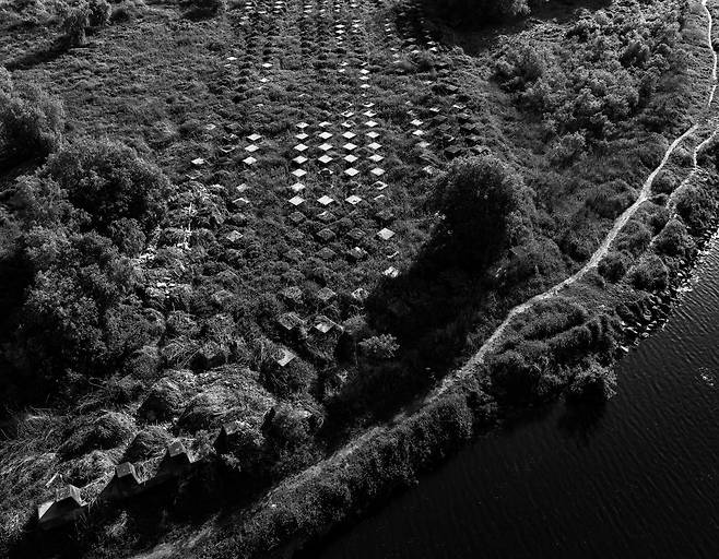 경기도 파주 공릉천 대전차 장애물/ 사진가 박종우