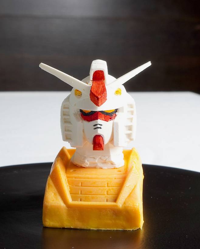 일본 인기 애니메이션 건담에서 착안한 쵸이닷의 디저트 '핸섬 (Handsome)'. /쵸이닷