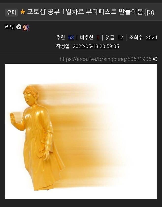 1.jpeg 포토샵 공부 1일차가 처음 만들어본 합성작품