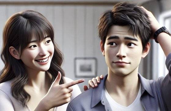 중국 전역에서 서로를 칭찬하는 온오프라인 모임이 급격히 확산하고 있다. 이런 모임에 참여한 한 여성은 칭찬의 효과를 경험하고 친남동생에게도 칭찬을 건넨다고 한다. 일러스트 챗GPT