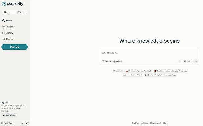 [서울=뉴시스] 인공지능(AI) 검색 스타트업 퍼플렉시티는 26일(현지시간) 스페인 바르셀로나에서 열린 세계 최대 이동통신 전시회 MWC 2024에서 SK텔레콤과 AI 검색 도구 개발 등과 관련한 파트너십을 맺었다고 밝혔다. *재판매 및 DB 금지
