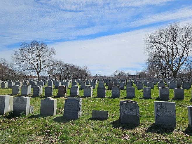 미국의 한 공동묘지 /김두규 제공