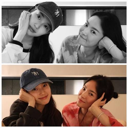 송혜교와 수지의 만남이 화제다. 사진=송혜교 SNS