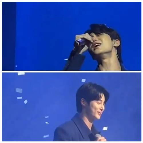 변우석이 진심 어린 눈물과 감사의 표현으로 팬들에게 소나기를 불러 다시한번 큰 감동을 주었다.