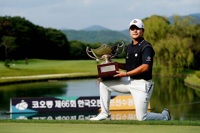 제66회 한국오픈 우승자 김민규 [코오롱 한국오픈 조직위원회 제공. 재배포 및 DB 금지[