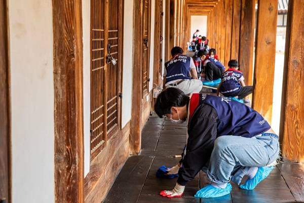 현대모비스 문화재 보존 활동/사진=현대모비스 제공