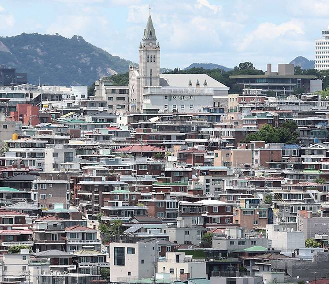 5월 28일 오후 서울 용산구 후암동 일대 빌라 단지. /연합뉴스