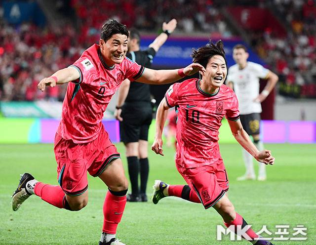 주민규(사진 왼쪽), 이강인. 사진=MK스포츠 DB