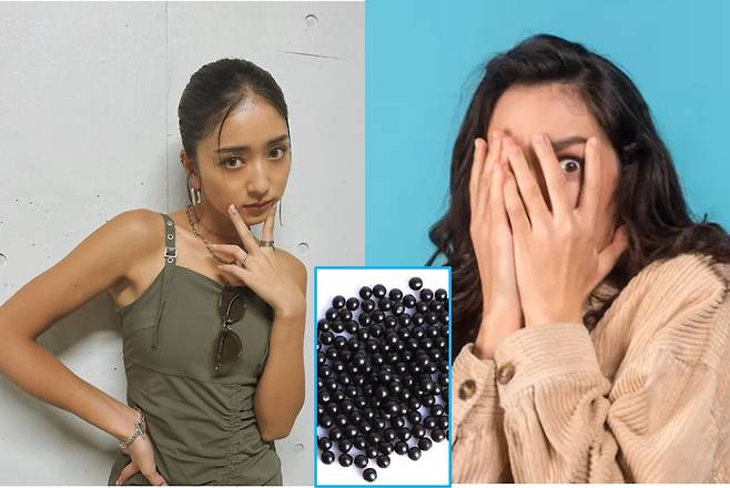 일본 방송인 겸 모델 이케다 미유(25)가 환공포증이 있다고 고백했다. 최근 이케다 미유는 소셜네트워크서비스 엑스(구 트위터)를 통해 두드러기가 생겼다면서 궁금증을 물었다. [왼쪽 사진=이케다 미유 인스타그램 / 중앙 환&여성 사진=게티이미지뱅크]