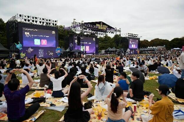 올림픽공원에서 진행된 마비노기 판타지 파티.