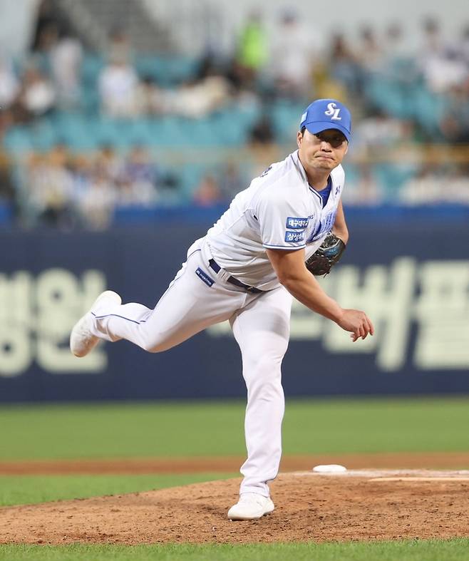 24일 현재 세이브 부문 1위인 삼성 오승환. 삼성 제공