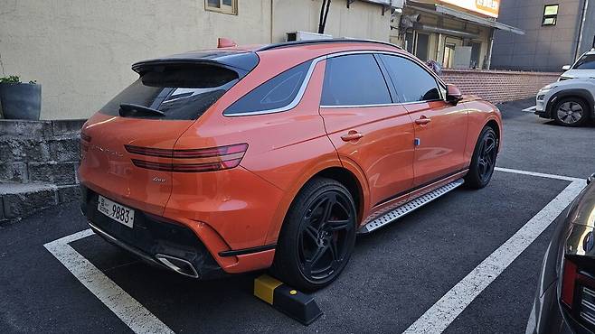 사진 : 제네시스 GV70 마그마 테스트카 (출처=Shorts Car)