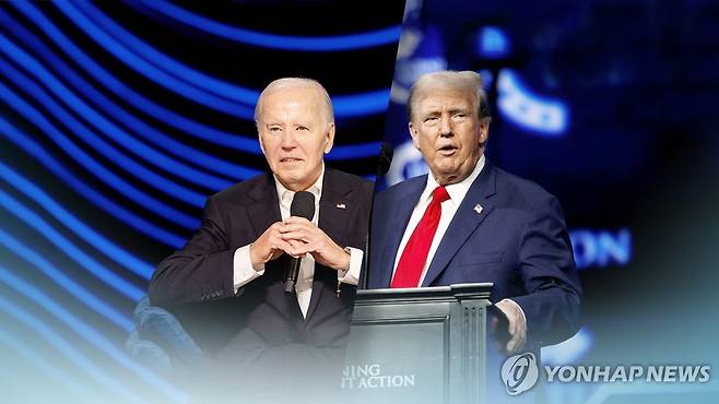 주치의 이름 틀린 트럼프도 인지력 논란…젊은 층 등 돌리는 바이든 (CG) [연합뉴스TV 제공]