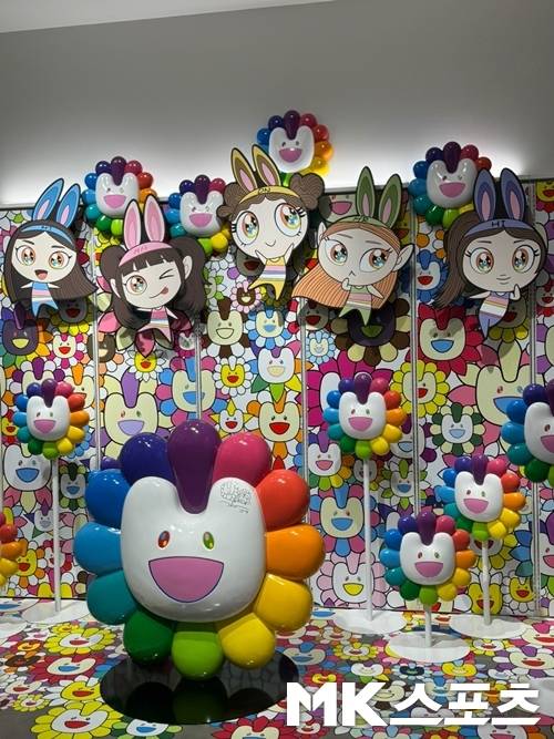 뉴진스(민지, 하니, 다니엘, 해린, 혜인)의 ‘Supernatural POP-UP’가 라인프렌즈 스퀘어 시부야에서 진행되고 있다.  사진=손진아 기자