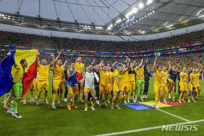 [프랑크푸르트=AP/뉴시스] 루마니아 축구 국가대표팀. 2026. 6. 26.