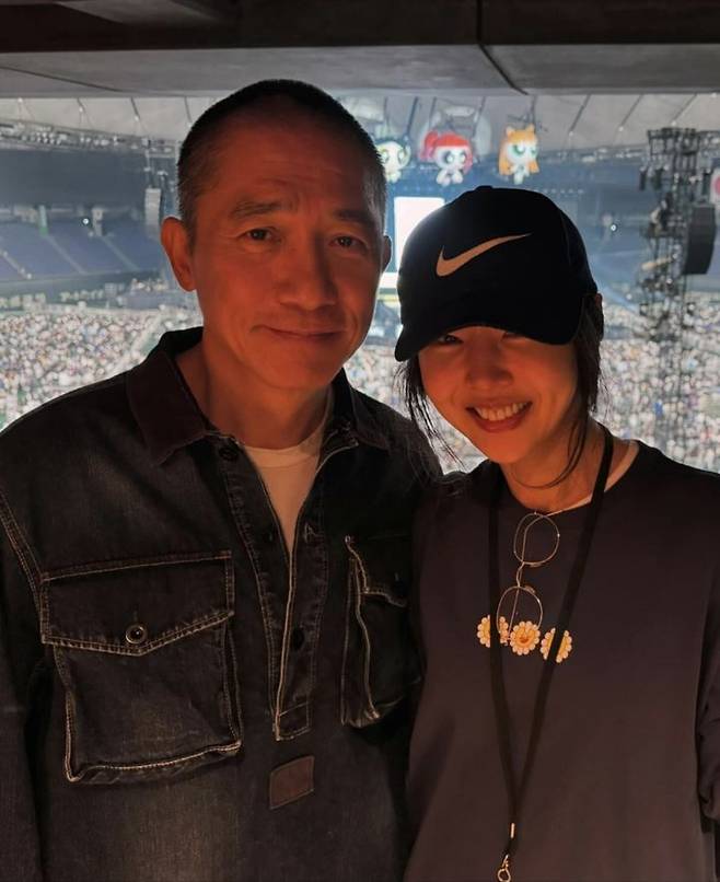 [서울=뉴시스] 양조위(왼쪽), 민희진. (사진=민희진 인스타그램 캡처) 2024.06.27. photo@newsis.com *재판매 및 DB 금지