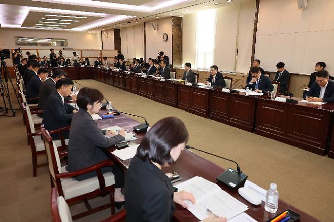 제1차 공급망안정화위원회. 연합뉴스