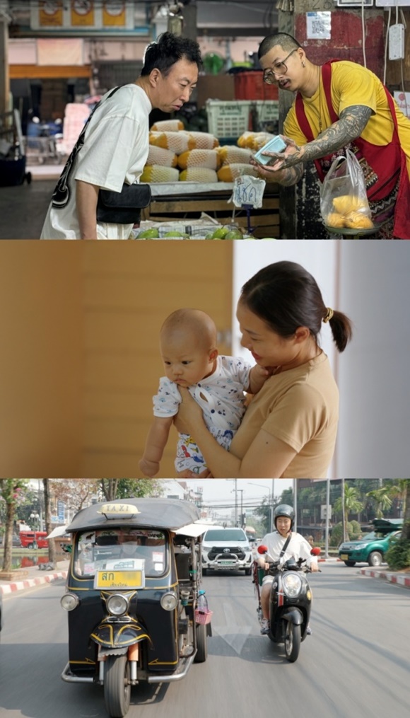 방송인 박명수는 태국 치앙마이에서 쏨땅 장사를 하다 위기를 맞는다. /JTBC