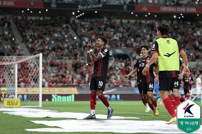 [서울=뉴시스]K리그1 FC서울 린가드, 프로축구 첫 득점. (사진=프로축구연맹 제공)