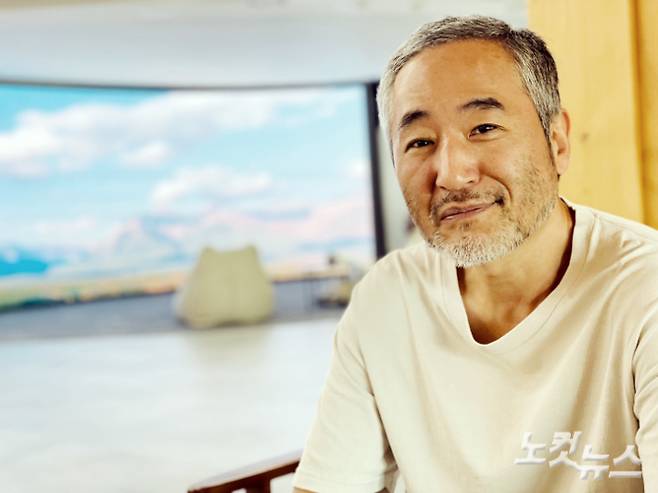 만화웹툰 '가우스전자' '파견체' 곽백수 작가. 김민수 기자