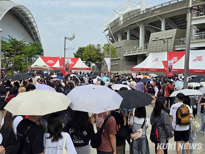 29일 T1 홈그라운드가 열리는 고양 소노 아레나.&nbsp;사진=김영건 기자