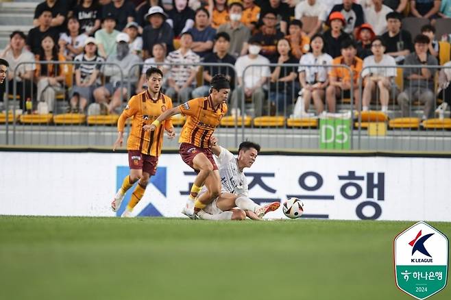 광주FC의 엄지성. 제공 | 한국프로축구연맹