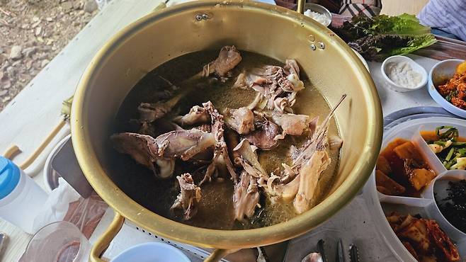 20240629_130314.jpg 장모님 생신 비오는 날 계곡 닭백숙과 오리주물럭