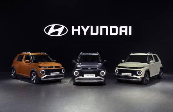 2024 부산모빌리티쇼 현대차관에 전시된 캐스퍼 일렉트릭 모습. 사진 현대차