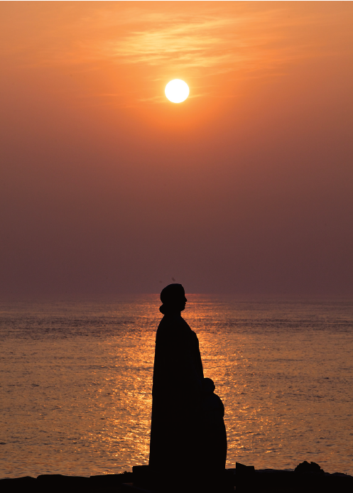 간절곶의 해 뜰 무렵. 사진 최갑수